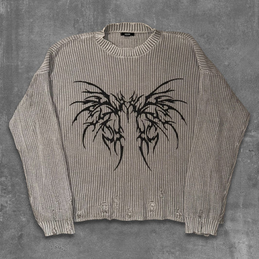 House Distressed Crewneck