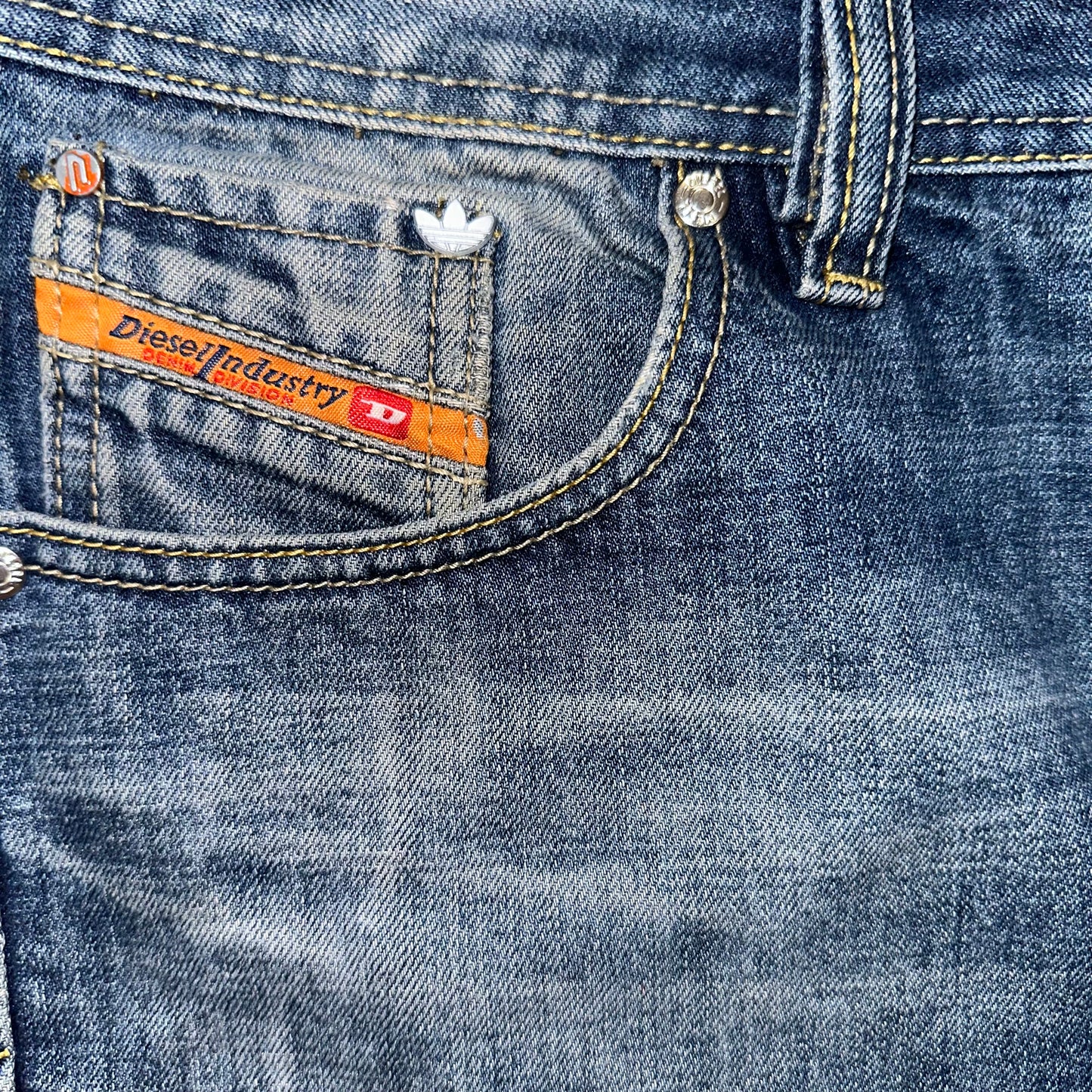 Vintage Diesel X Adidas Jeans