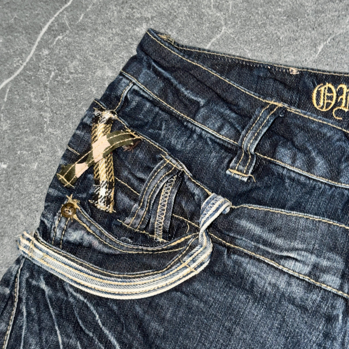 Y2k Unbranded Double Waist Bootcut Jeans