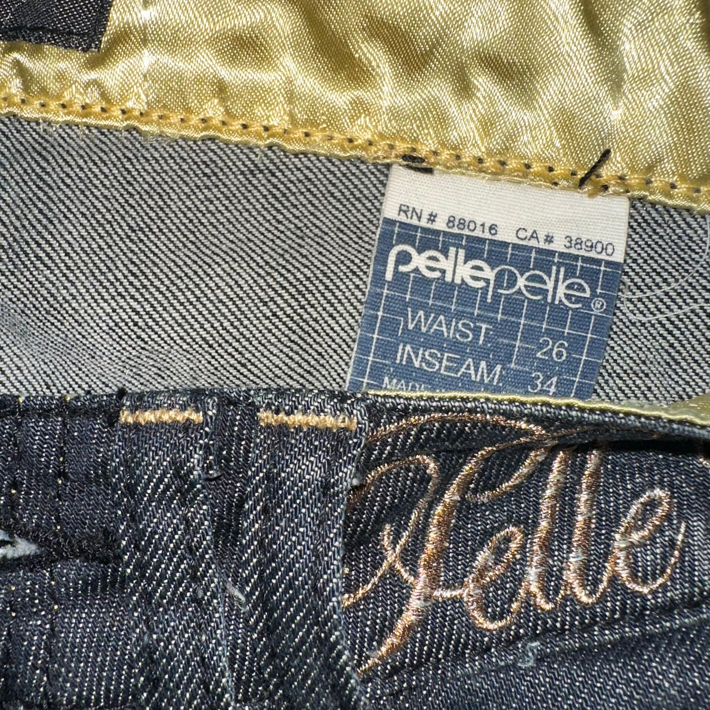 Y2k Pelle Pelle wmns low rise jeans