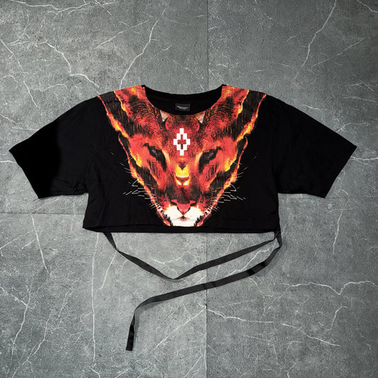 Marcelo Burlon Oversized Crop-top