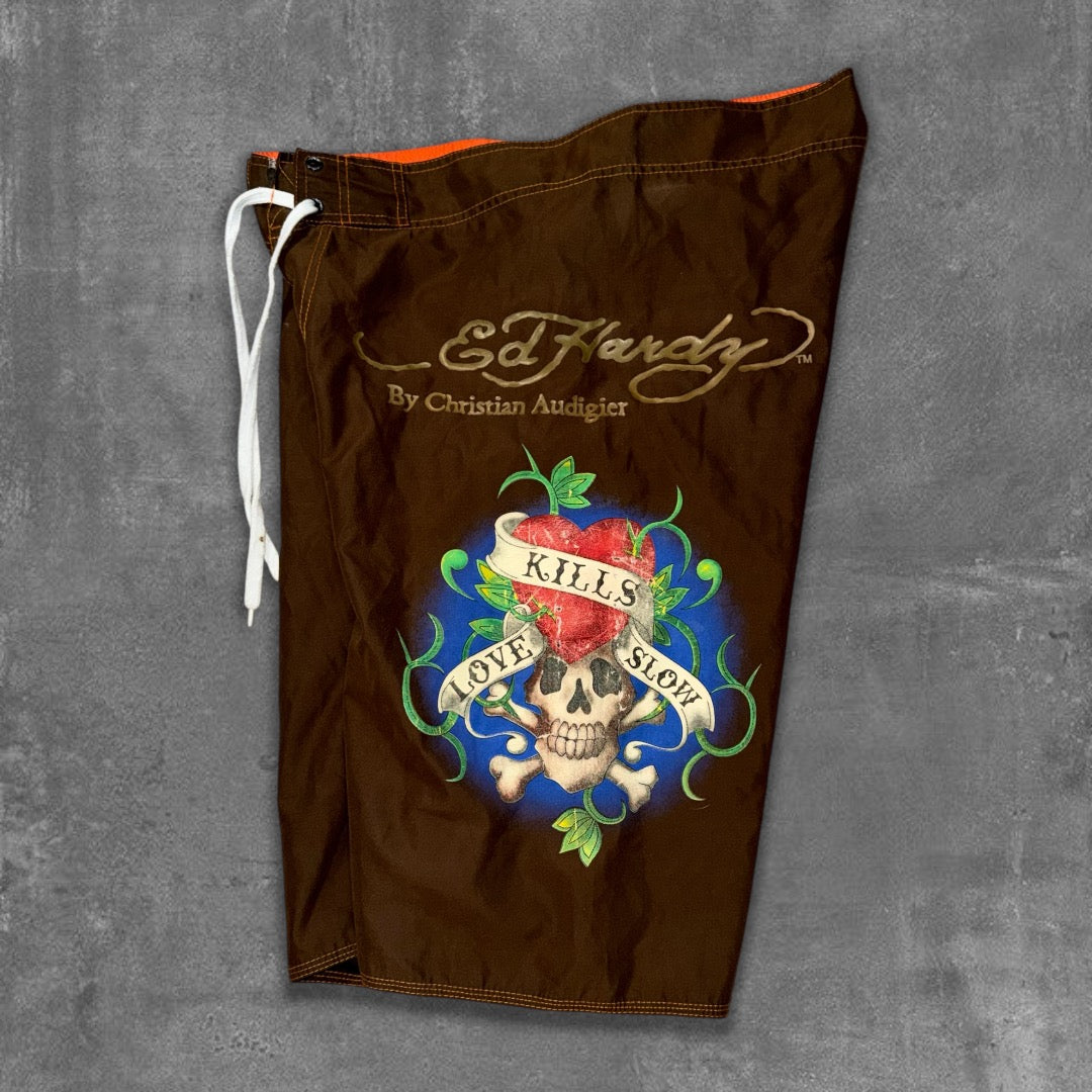 Y2k Ed Hardy BoardShorts