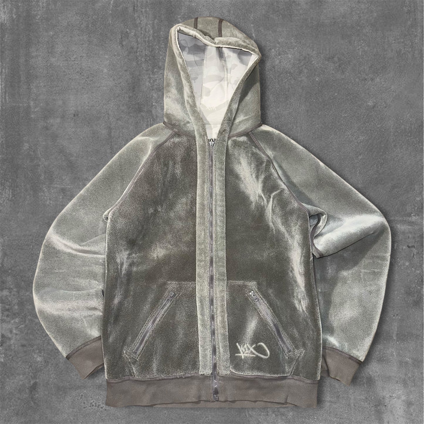 Vintage KiX 2Face Hooded Jacket