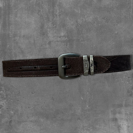 Vintage Camel Leather belt 80cm