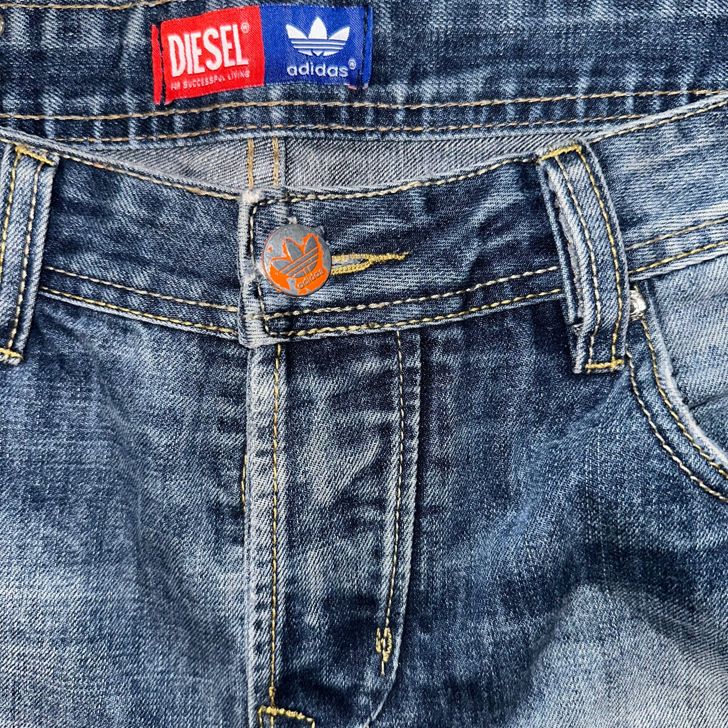 Vintage Diesel X Adidas Jeans