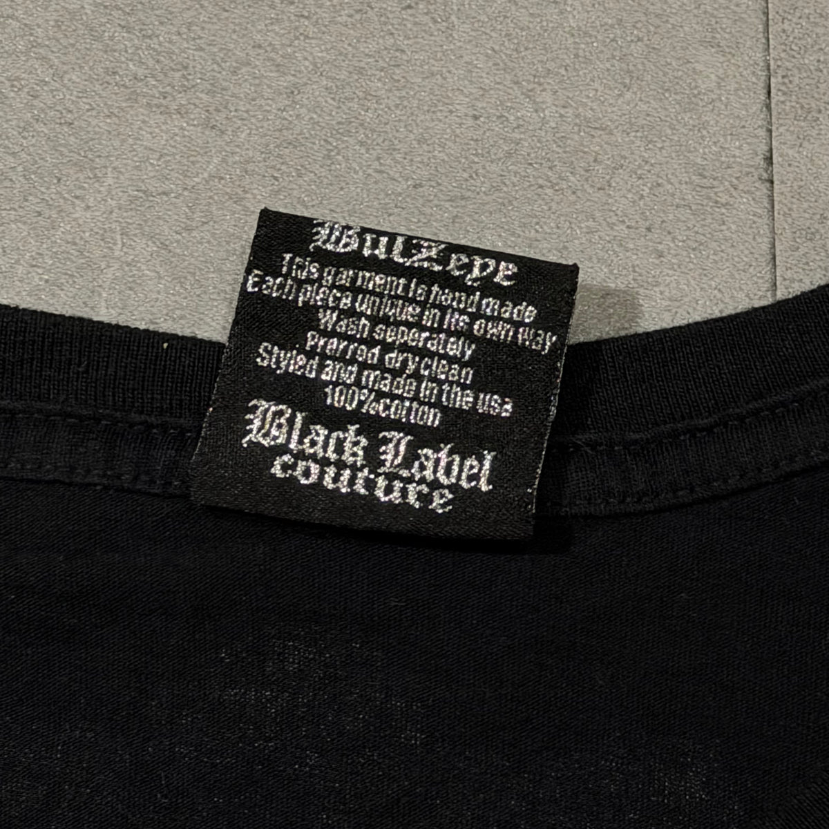 Y2k Black Label Couture Tee