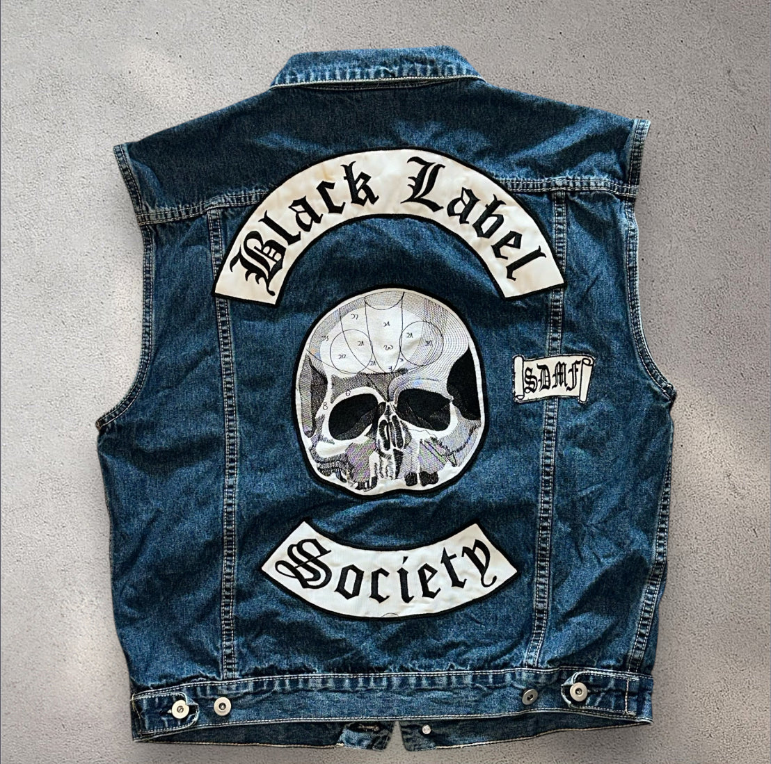 Black Label Society Denim Vest