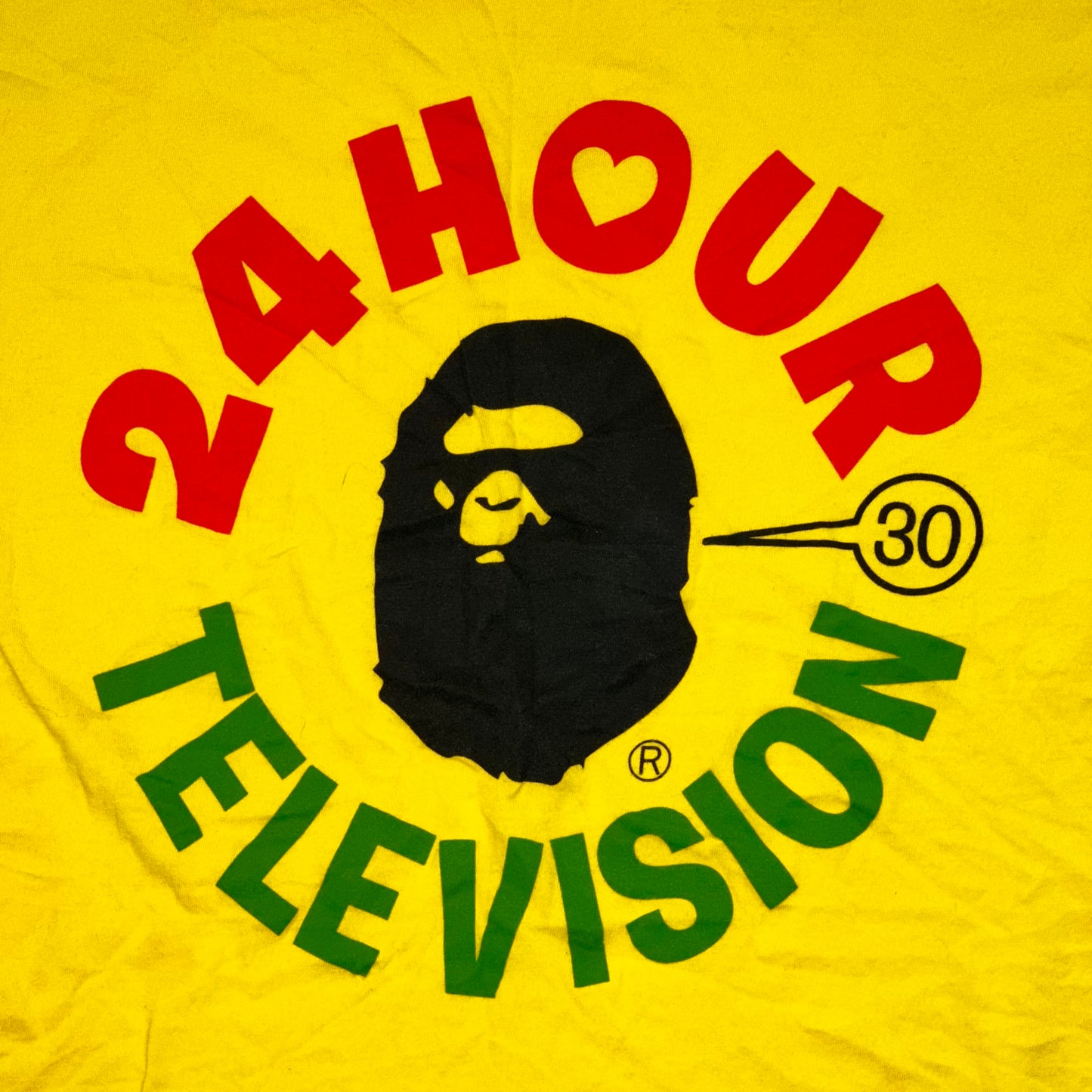 Bape 24 Hour Televison Tee