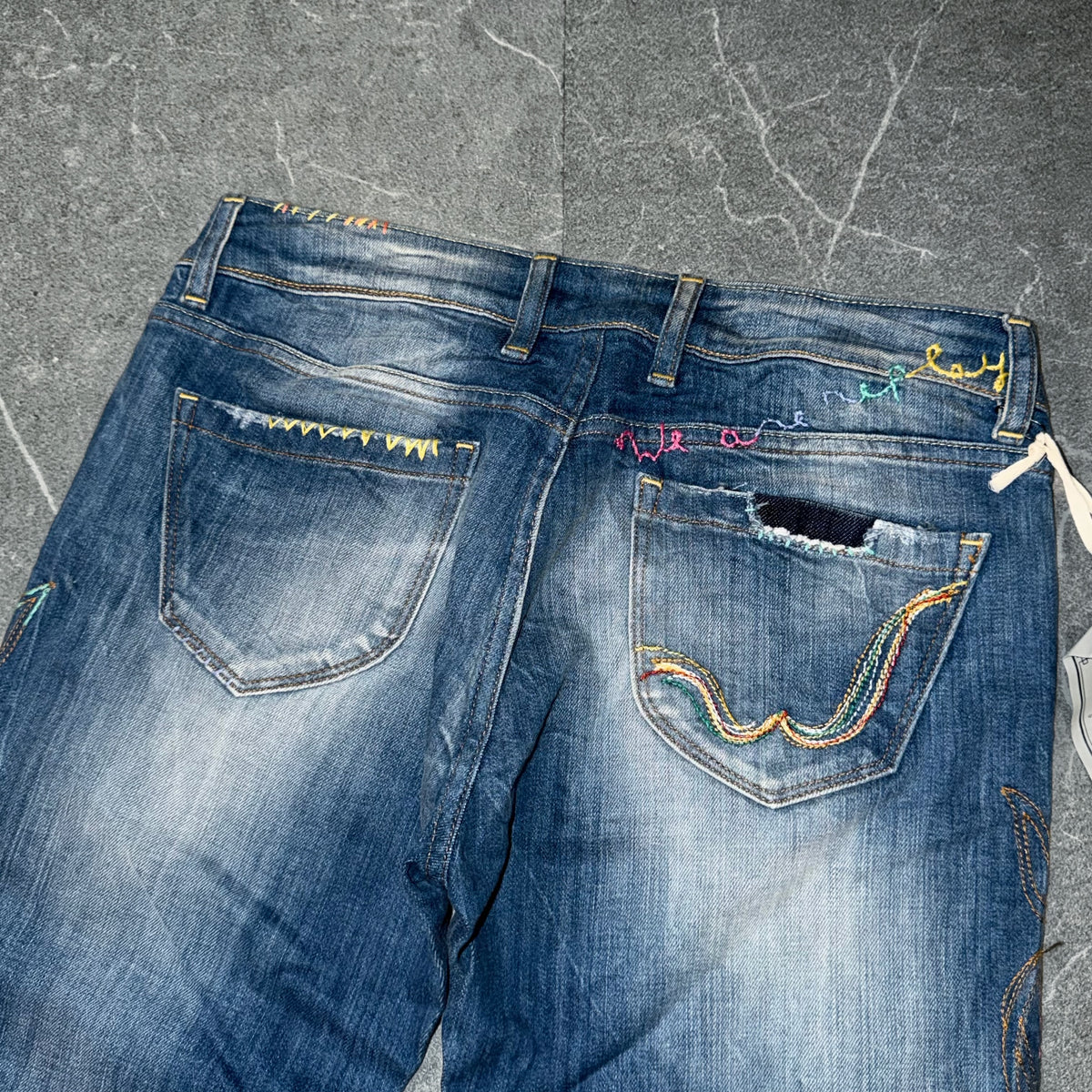 Y2k Replay Wmns Flared Low Rise Jeans