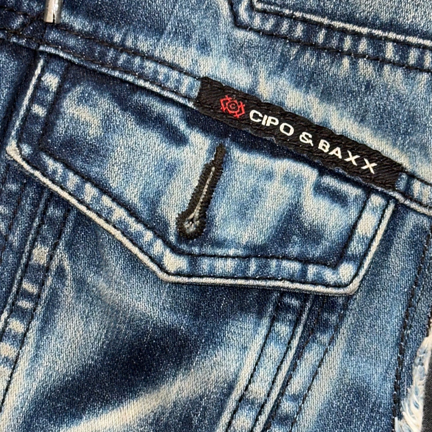 Cipo & Baxx Hooded Denim Jacket