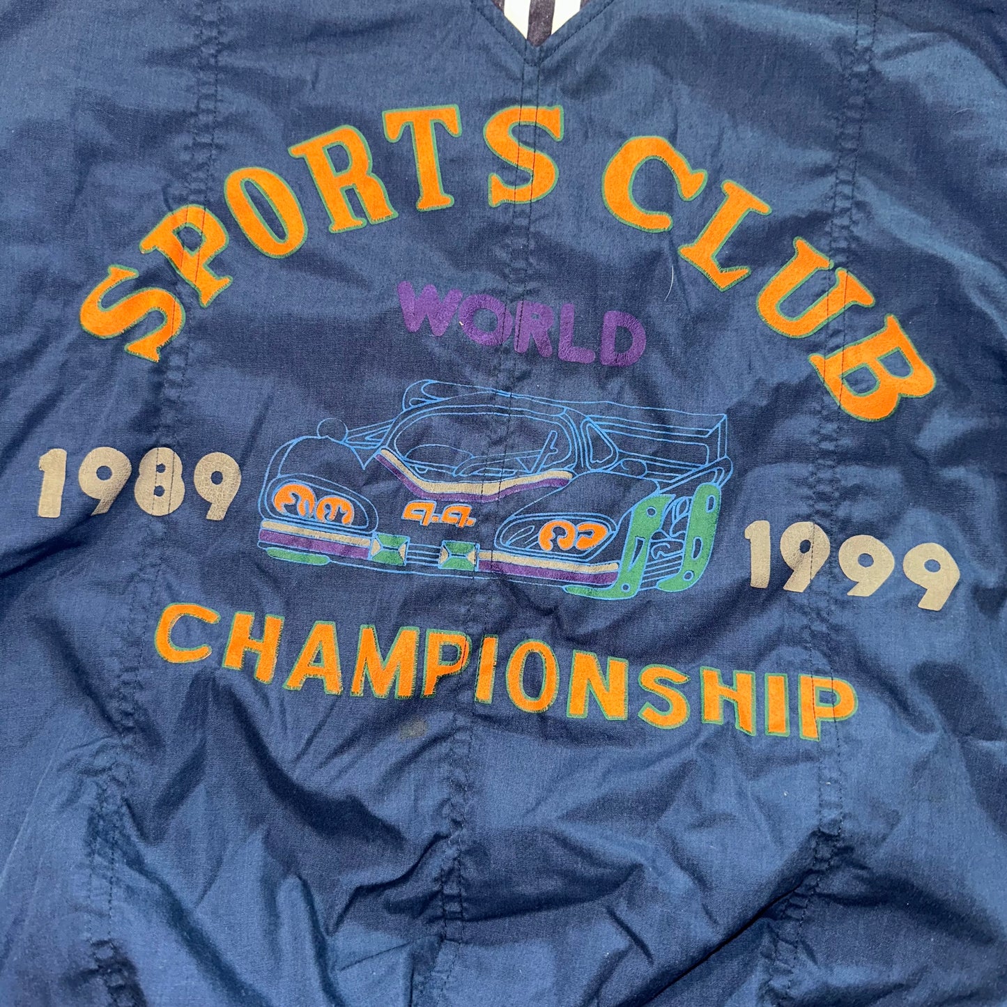 Vintage 89-99 Rossi World SportsClub Championship Track Jacket