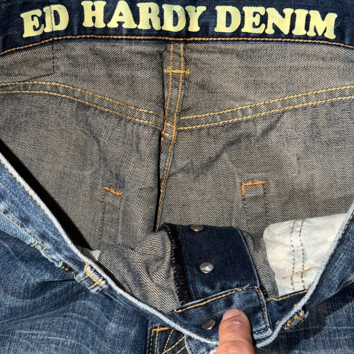 Y2k Ed Hardy Bootcut Jeans