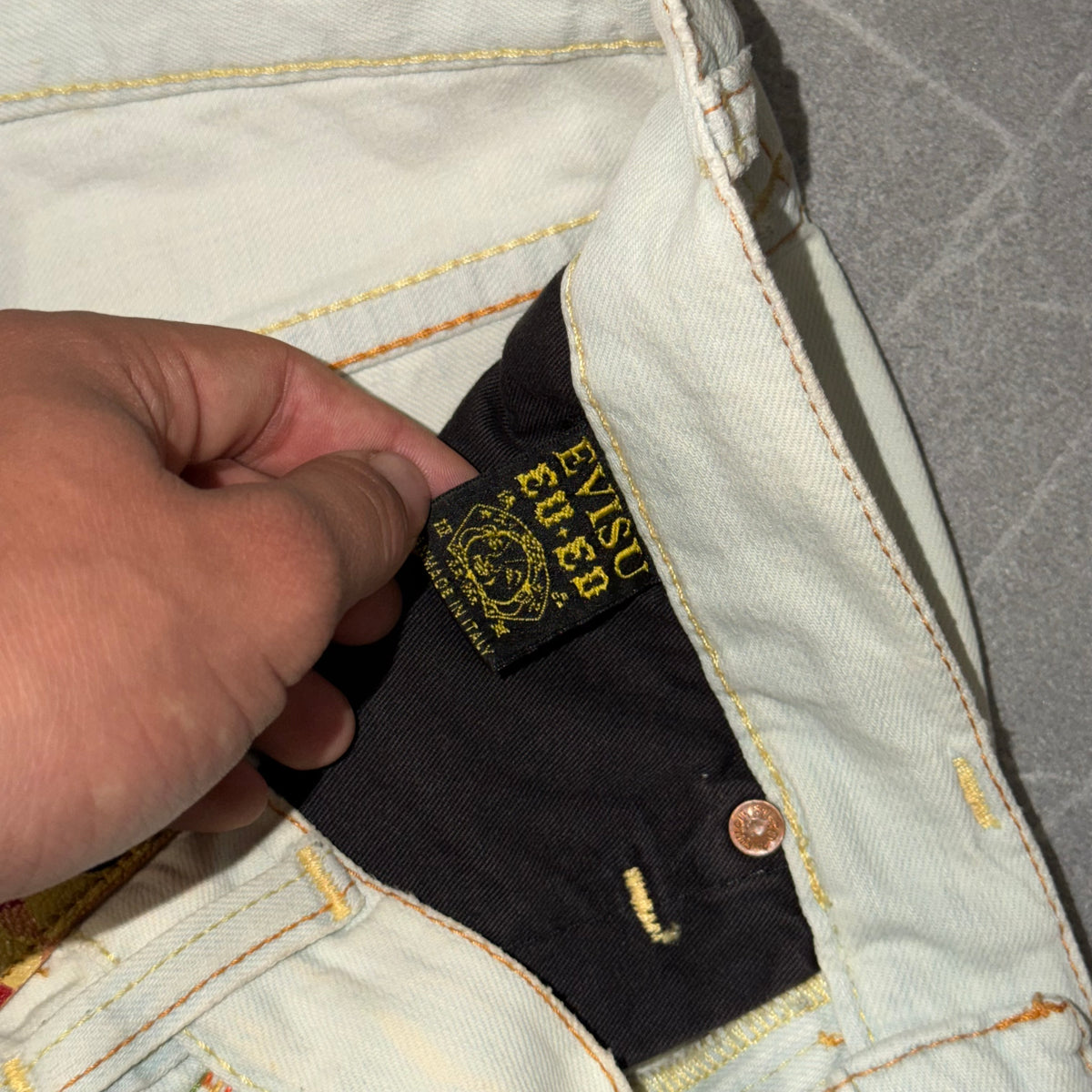 Y2k Evisu Indigo Jeans