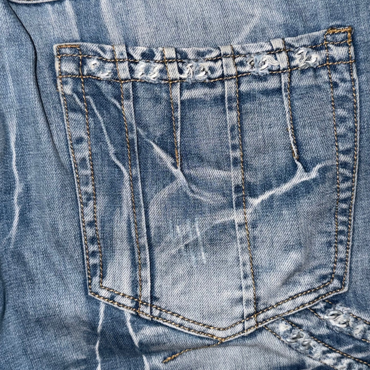 Y2k Kosmo Lupo Chain Jeans
