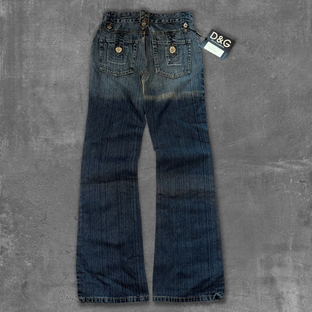Y2k Dolce & Gabbana wmns Flared Jeans