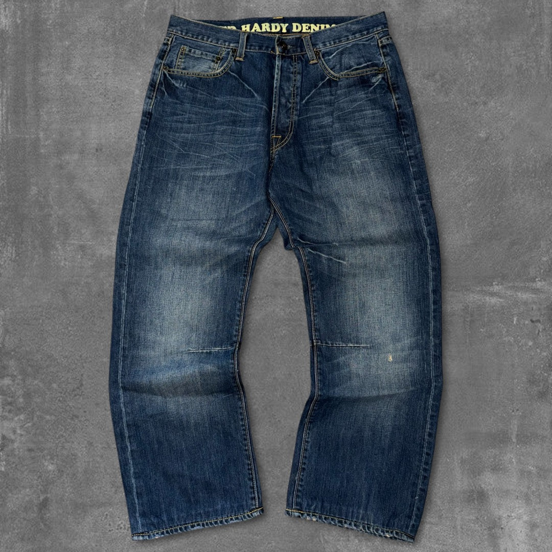 Y2k Ed Hardy Bootcut Jeans