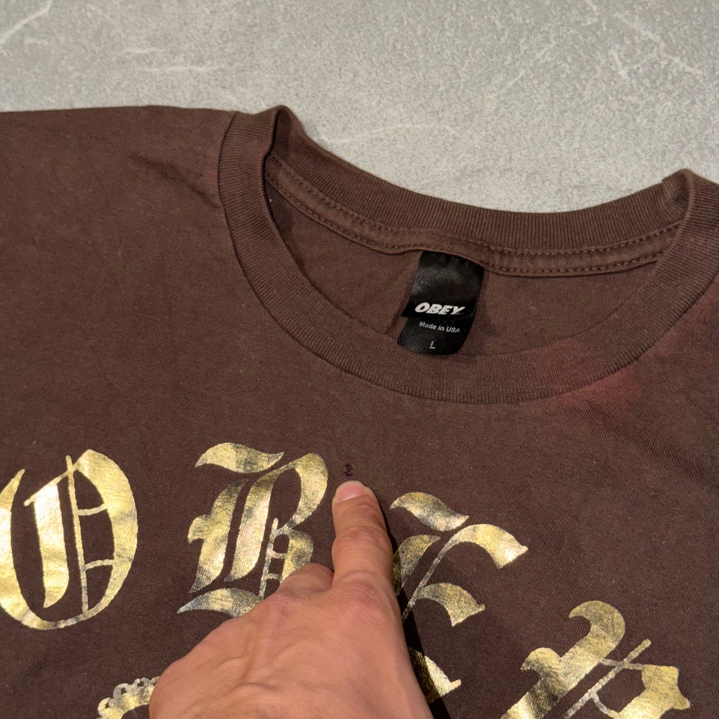 Vintage Obey Graphic tee