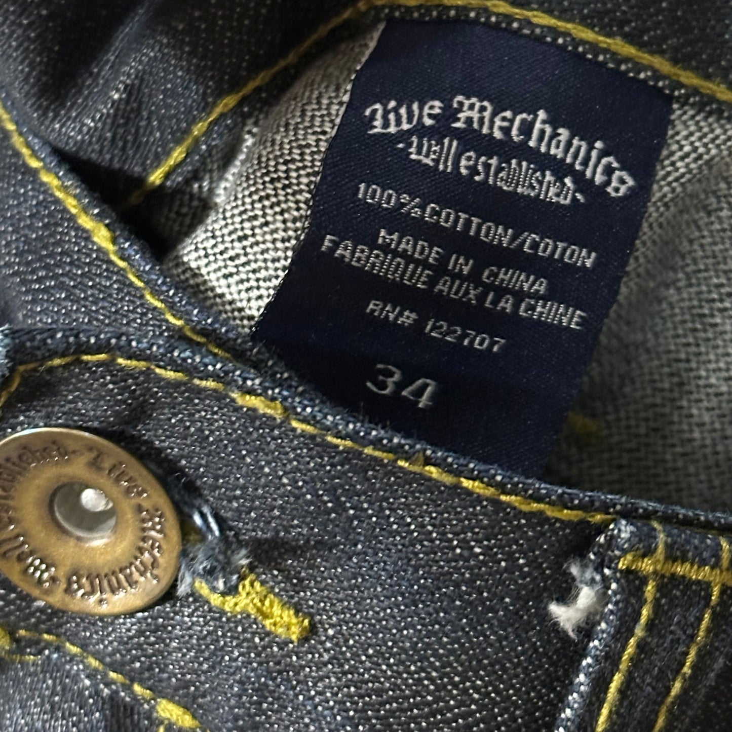 Y2k Live Mechanic Jeans