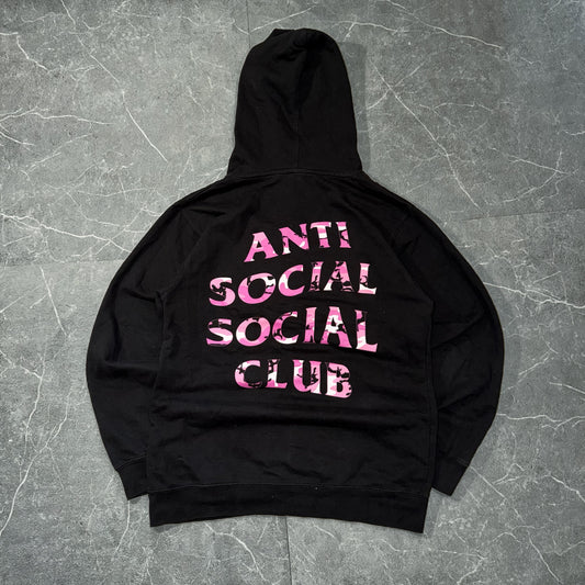 Anti Social Social Club Pink Camo Print Hoodie