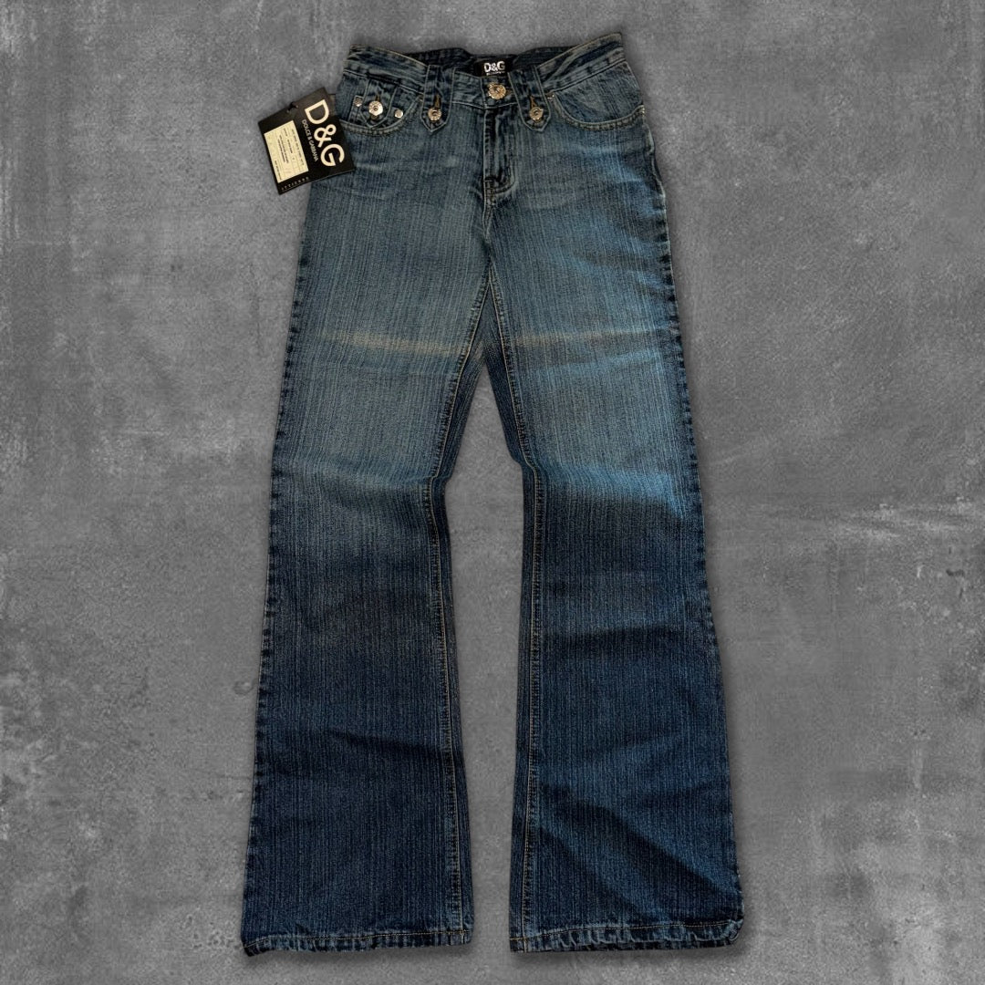 Y2k Dolce & Gabbana wmns Flared Jeans