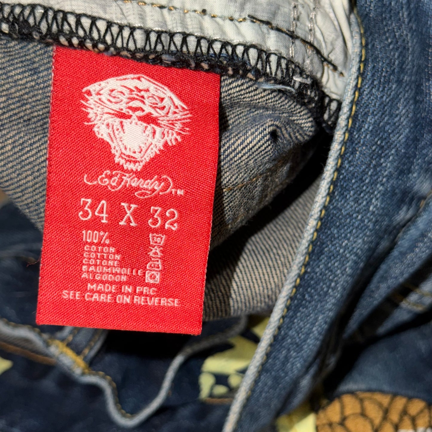 Y2k Ed Hardy Bootcut Jeans