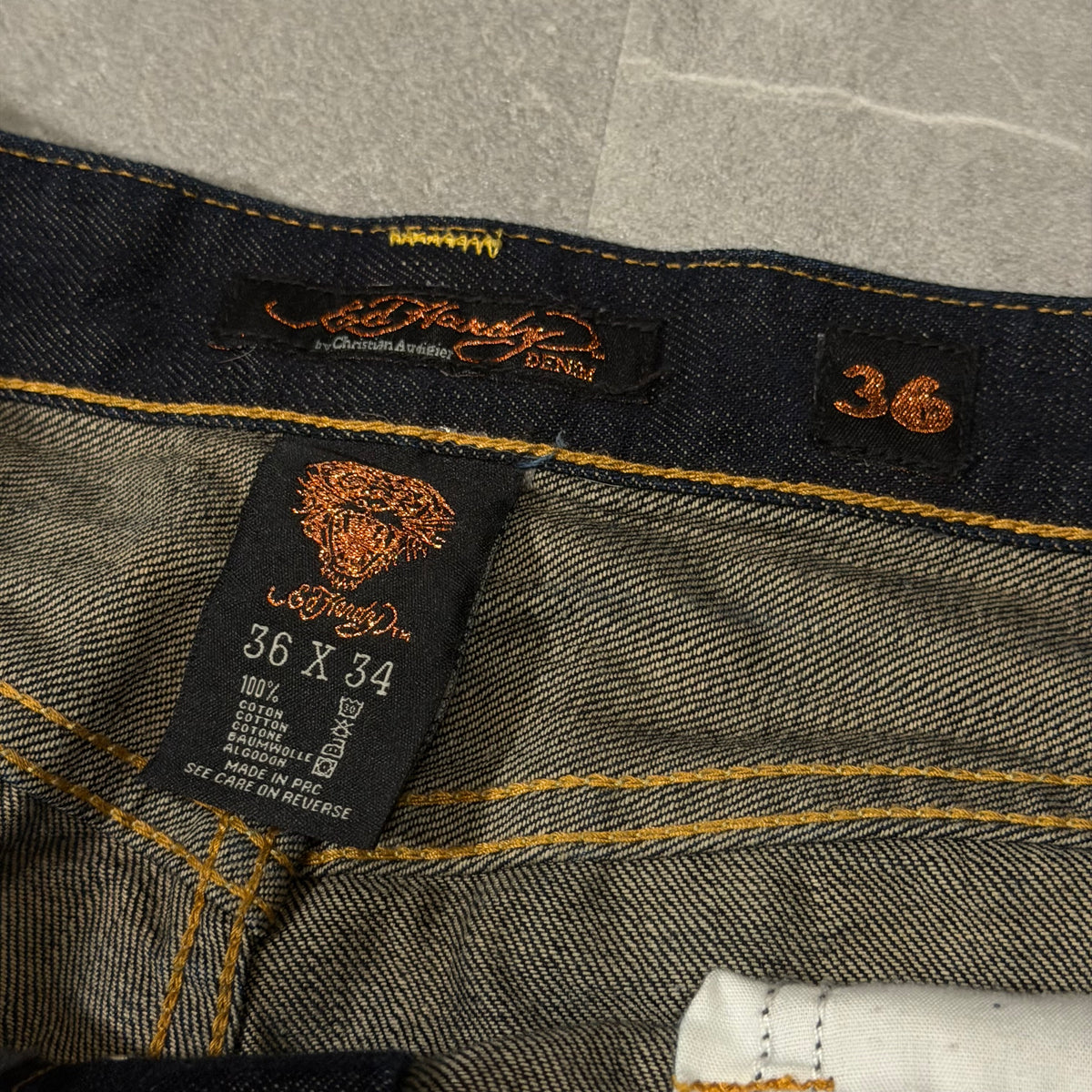 Y2k Ed Hardy Baggy Jeans