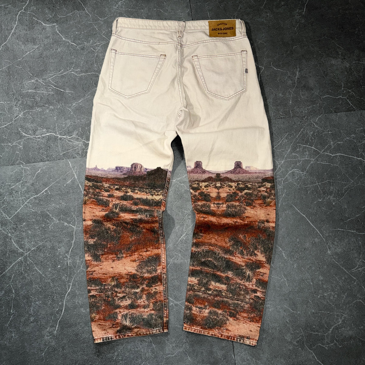 Jack & Jones Dessert Print Eddie Jeans