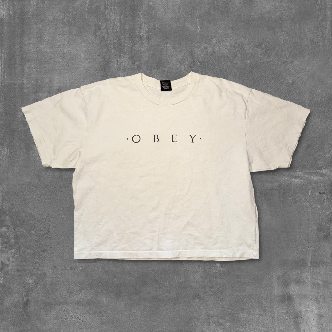 Obey Cropped tee