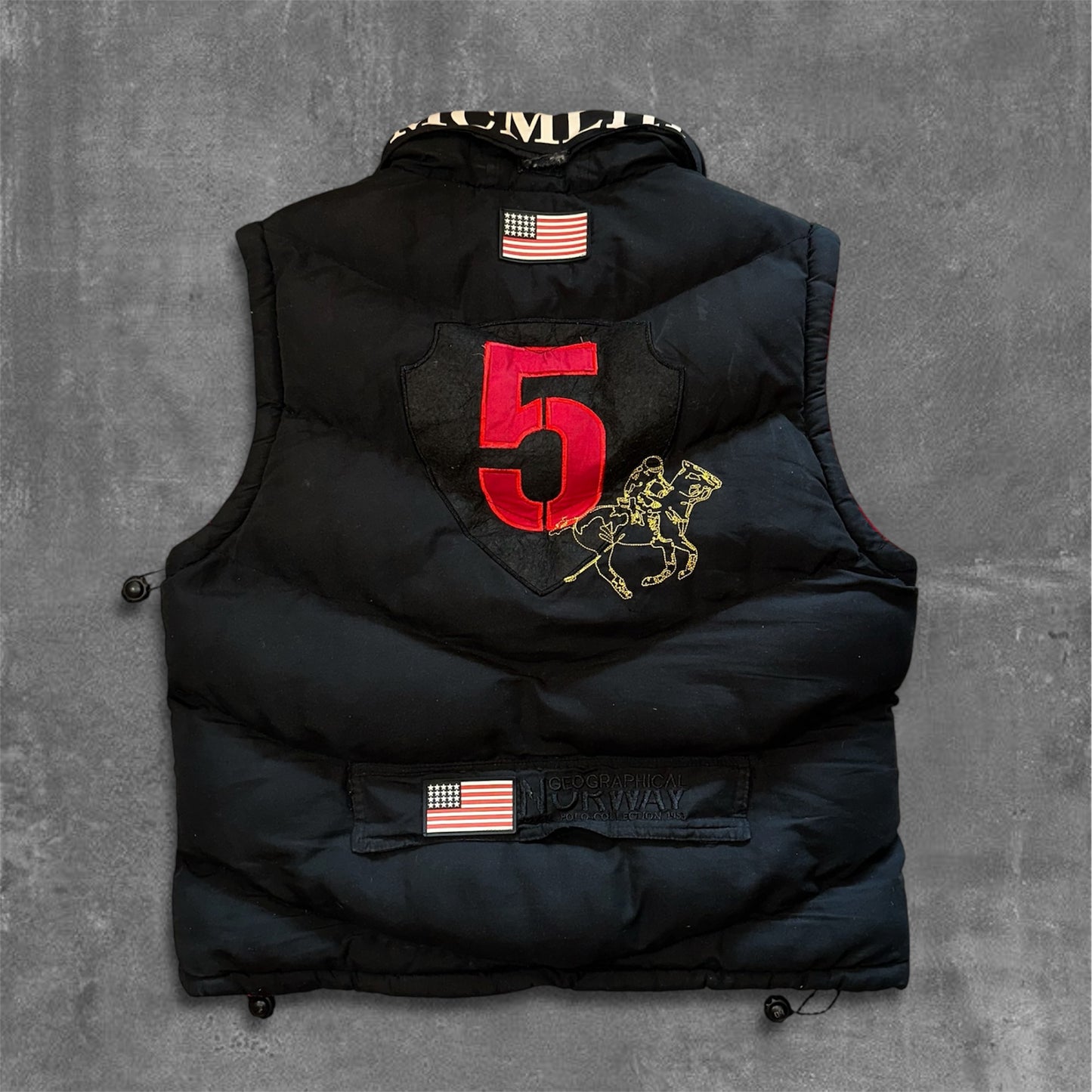 Geographical Norway 2Face Down Puffer Vest