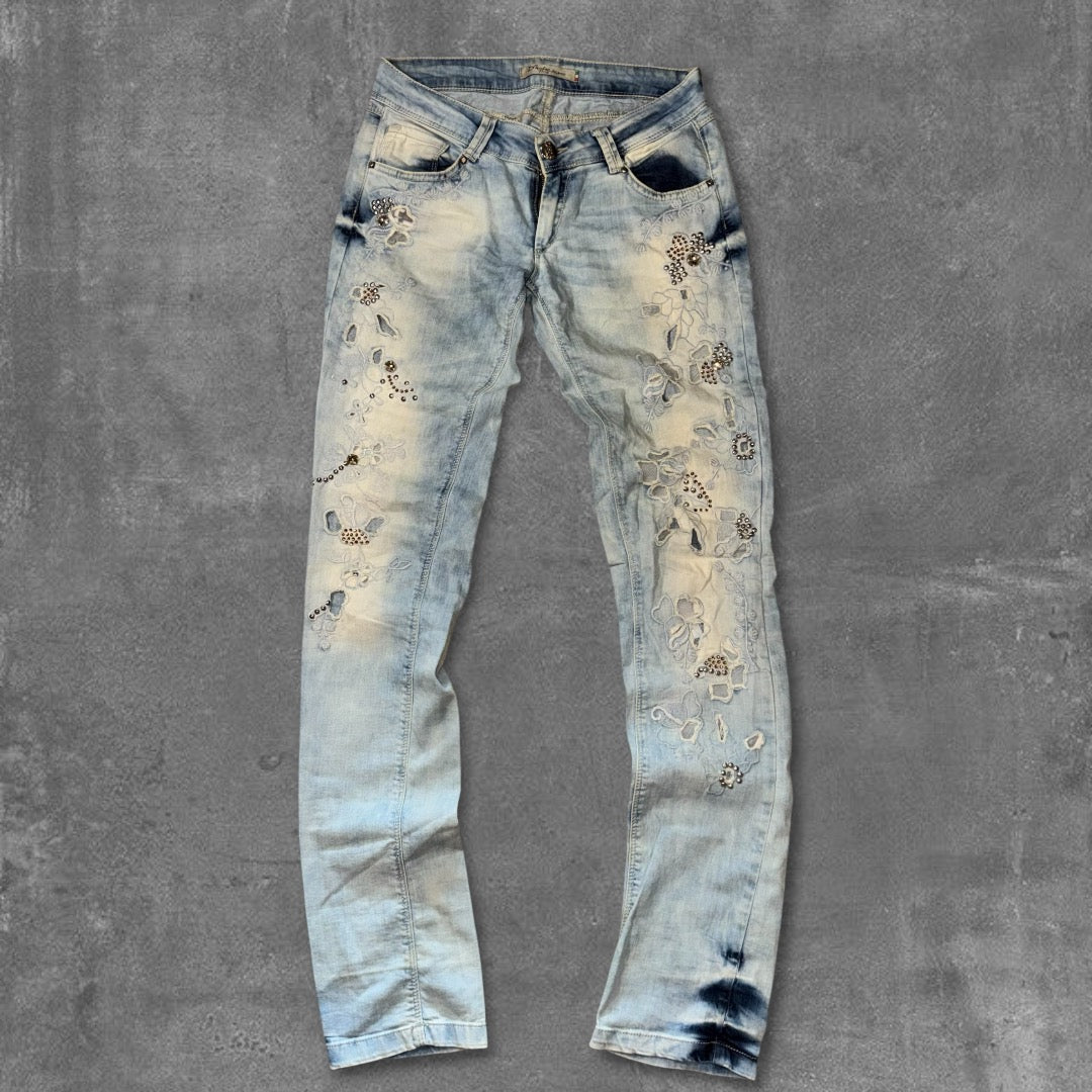 Y2k Flowers wmns Jeans