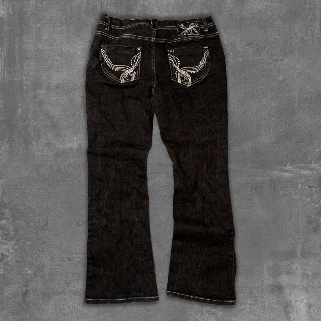 Y2k Flared Wmns Jeans