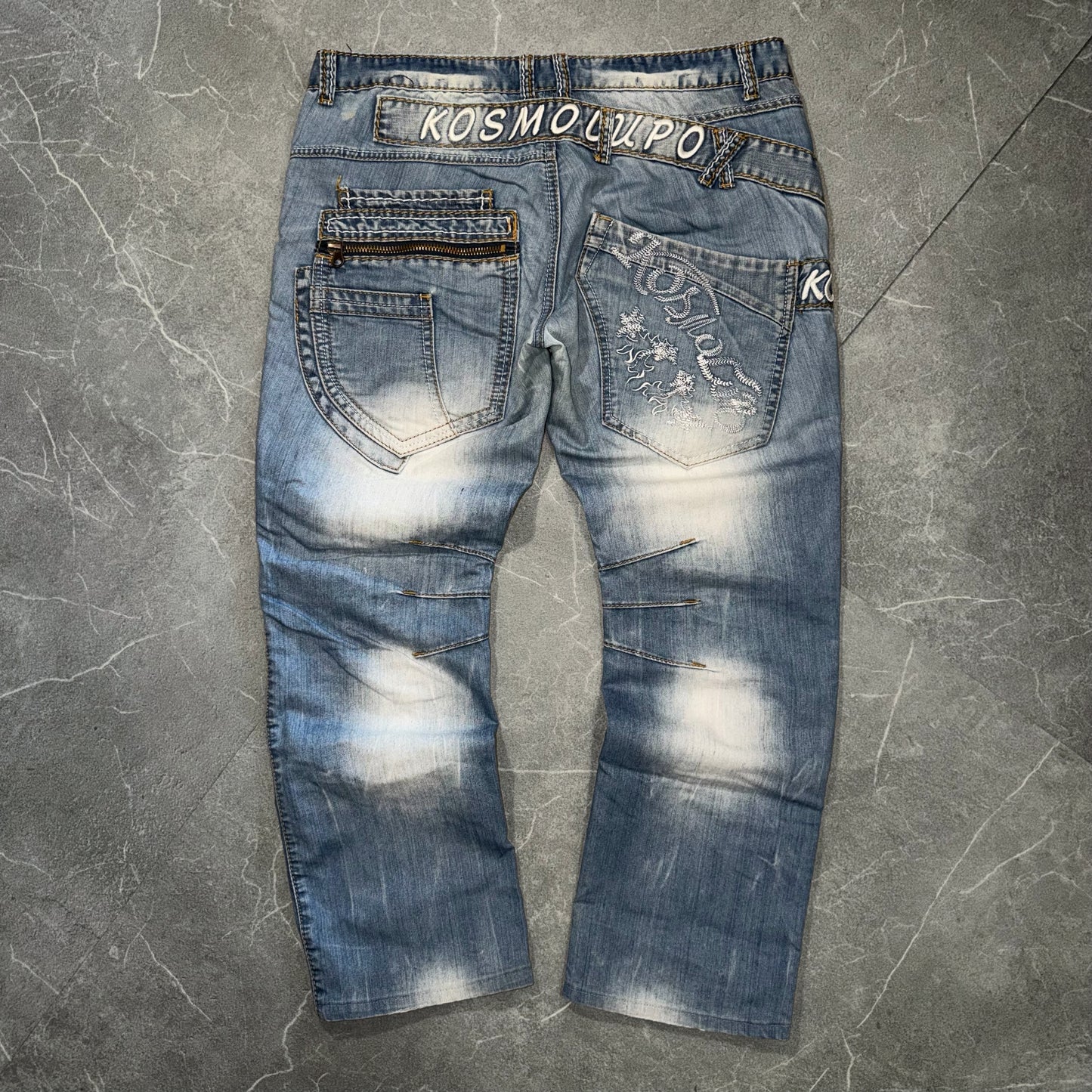 Y2k Kosmo Lupo Buker Jeans