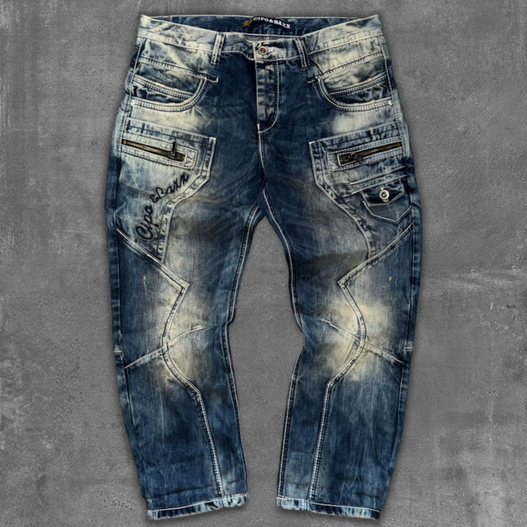 Y2k Cipo & Baxx Biker Jeans