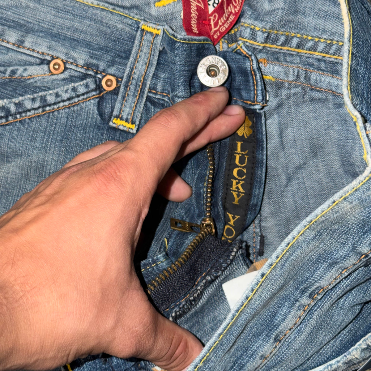 Y2k Lucky Brand “Lucky You” Low rise Flared Jeans