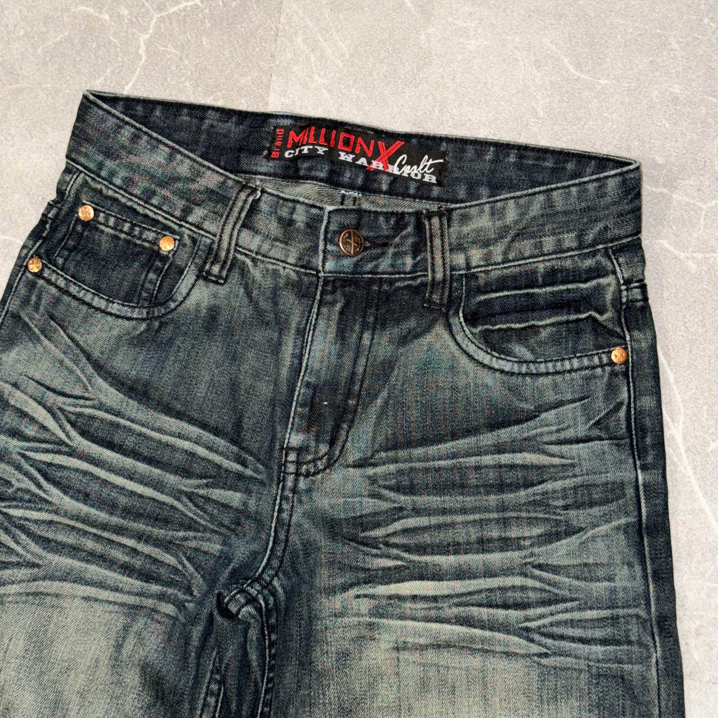 Vintage Million X City Warrior Flared Jeans