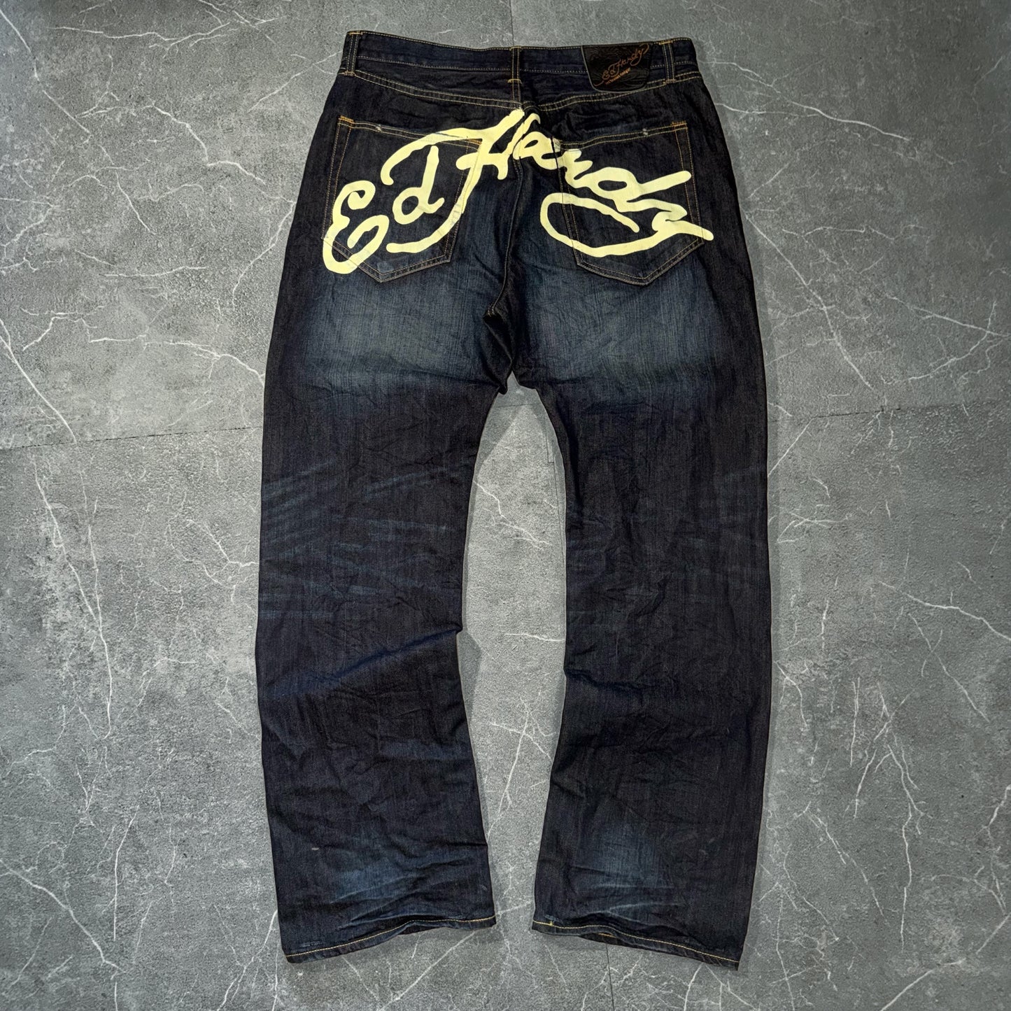 Y2k Ed Hardy Baggy Jeans