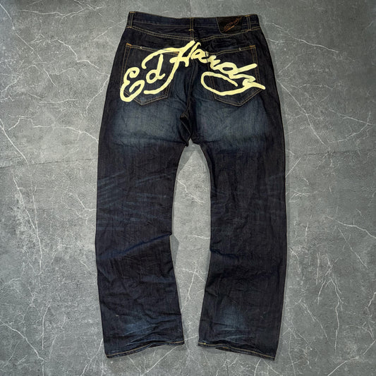 Y2k Ed Hardy Baggy Jeans