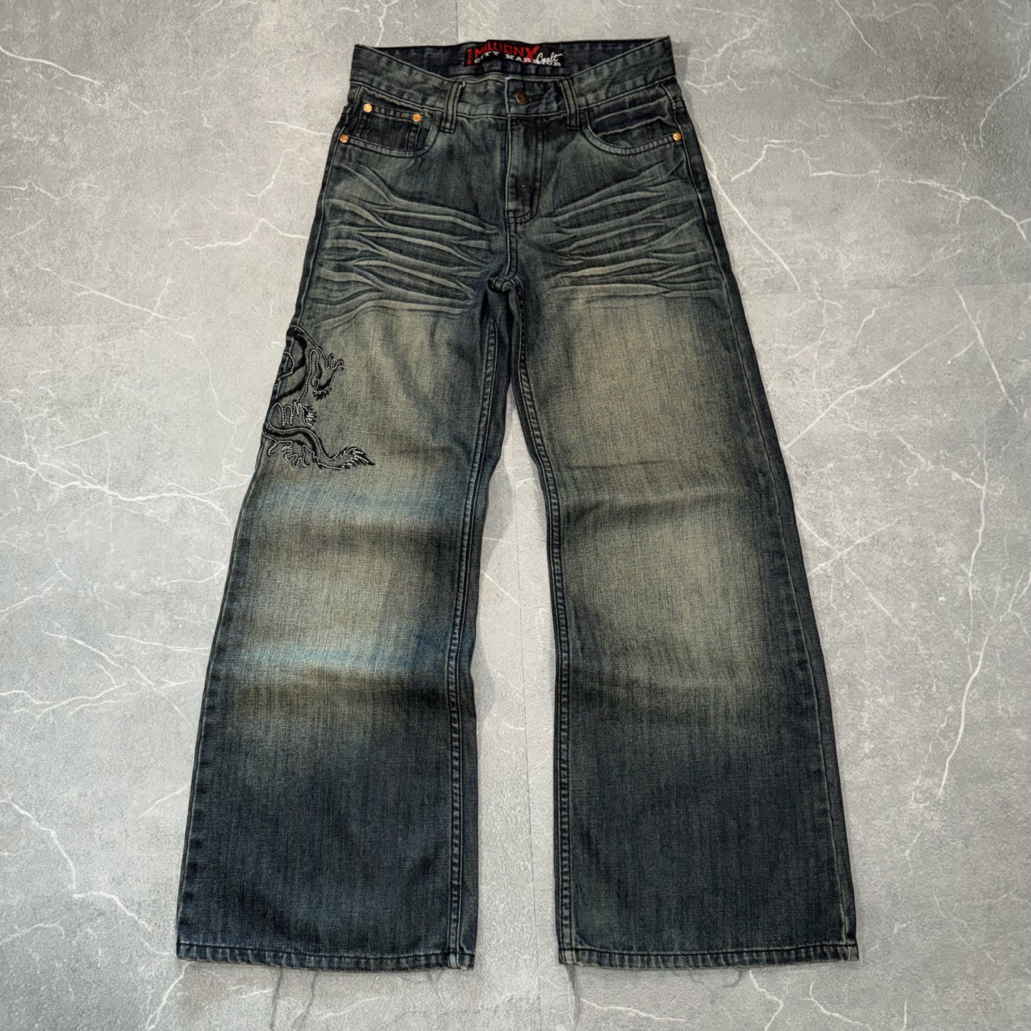 Vintage Million X City Warrior Flared Jeans
