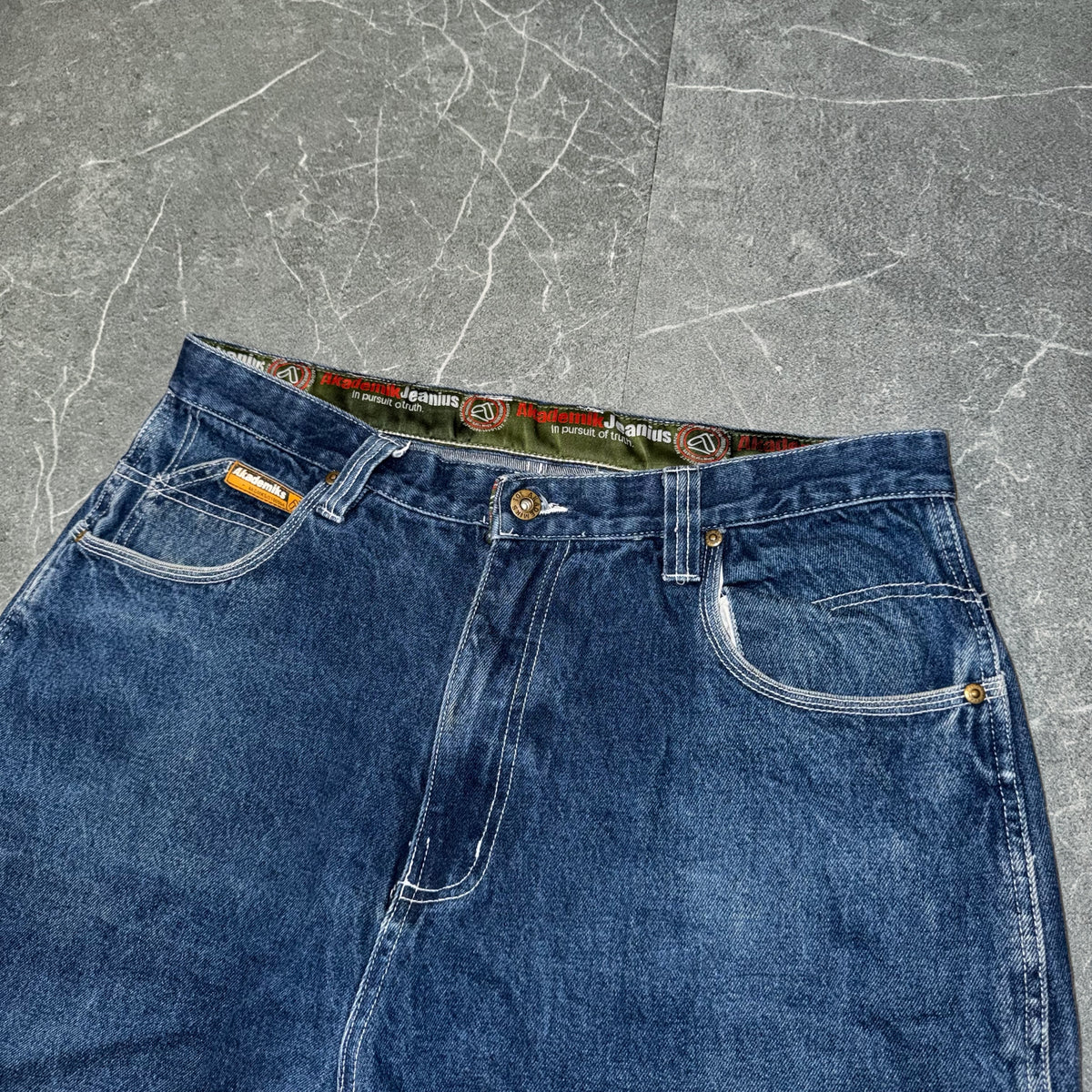 RARE Vintage Akademik Jeanius Jeans