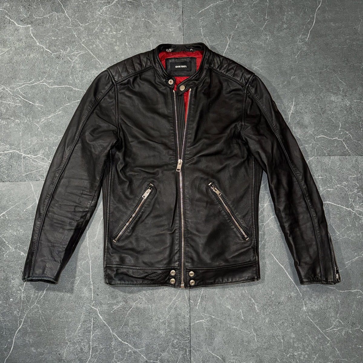 Diesel Sheepskin Leather Jacket
