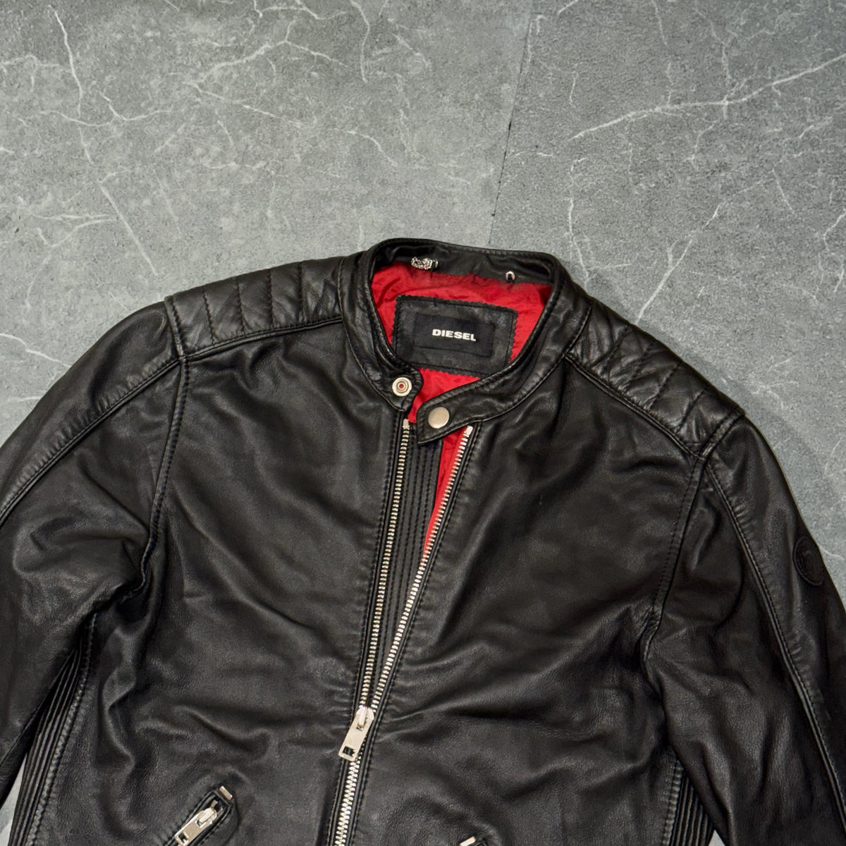Diesel Sheepskin Leather Jacket