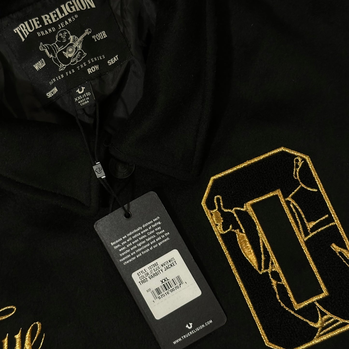 True Religion Varsity Jacket