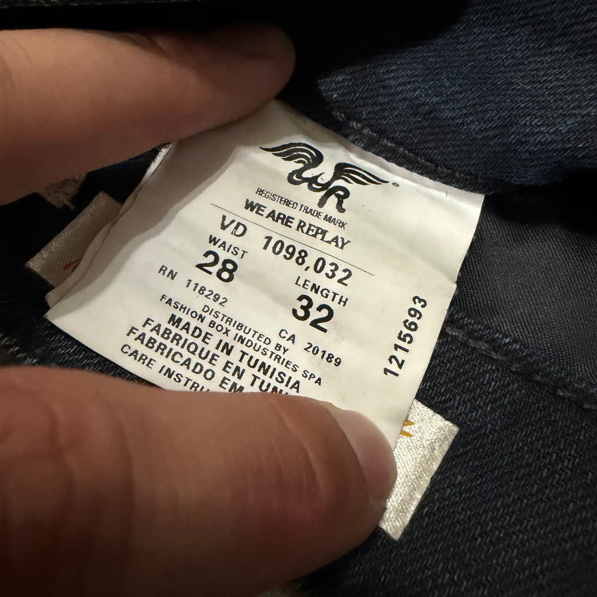 Y2k Replay Wmns Flared Low rise Jeans