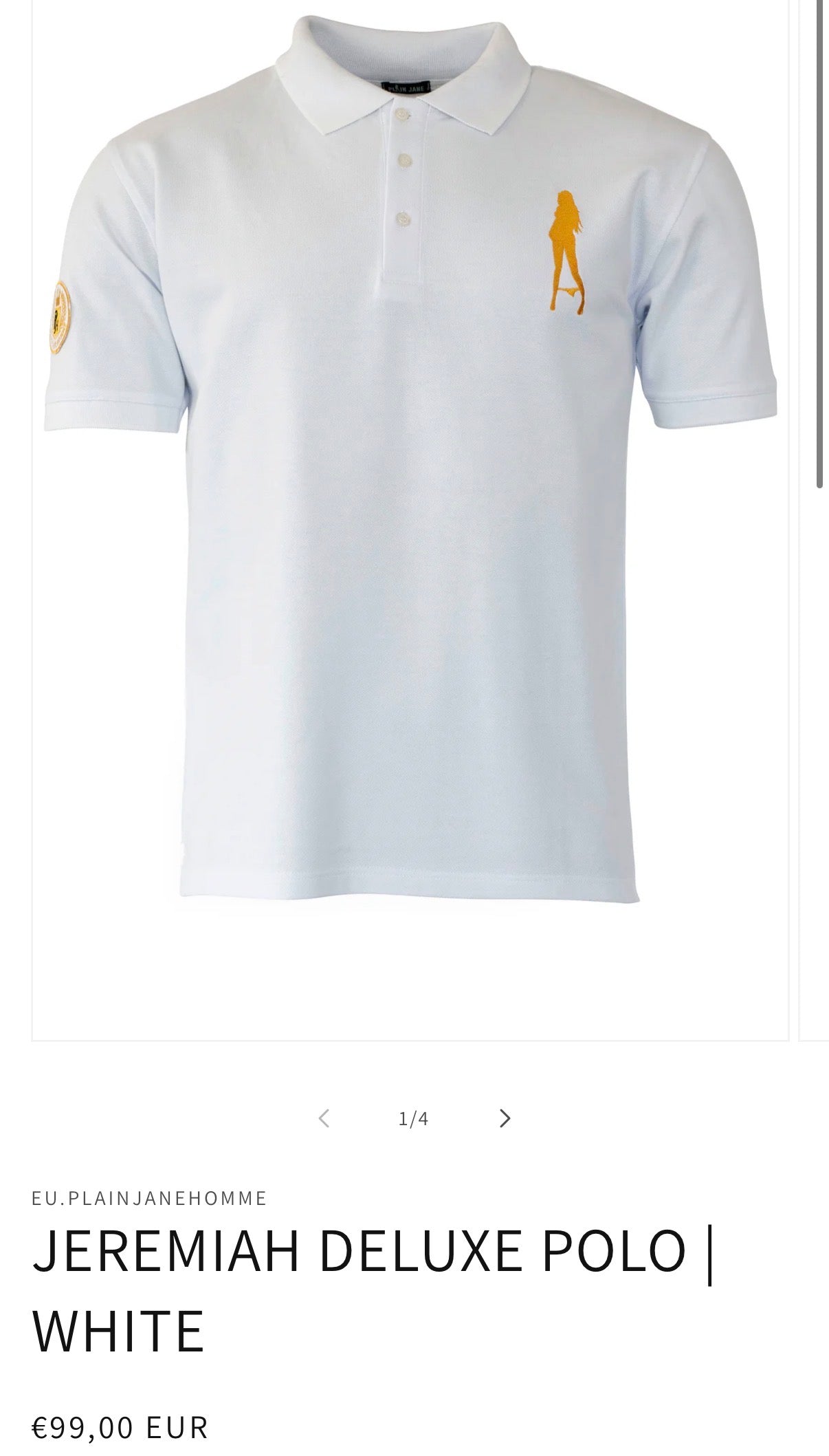 Plain Jane Homme Polo Tee
