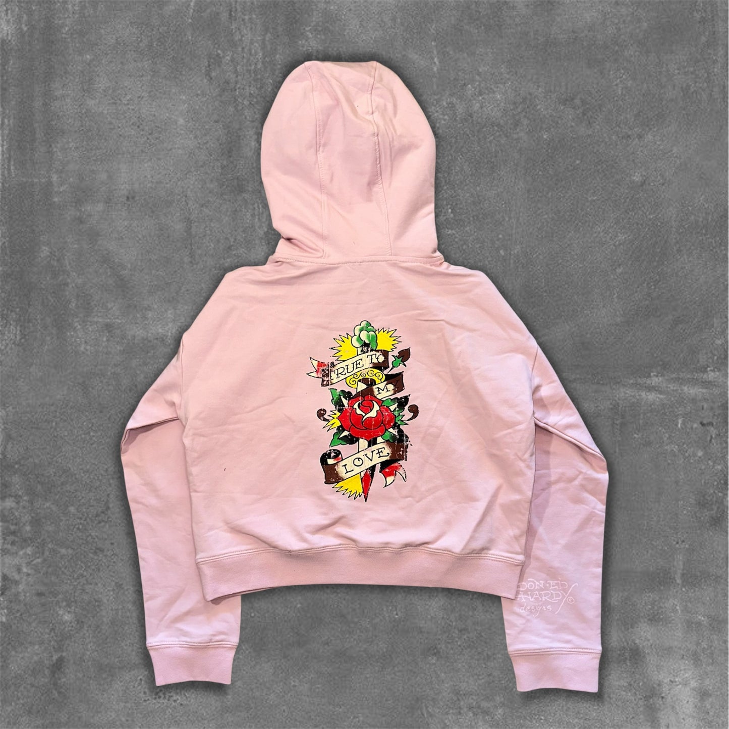 Ed Hardy Cropped Wmns Oversized Hoodie [NEW]