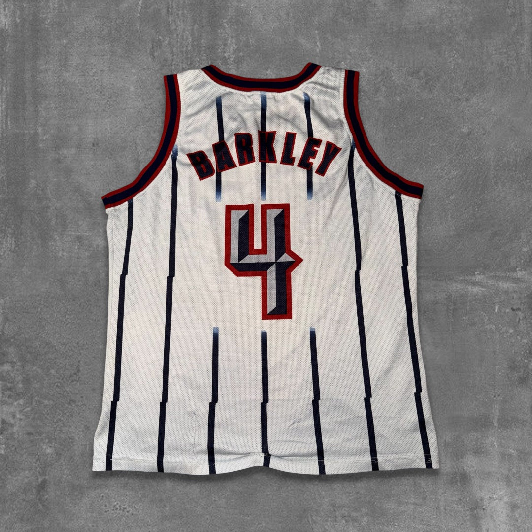 Vintage 90s Champion Rockets #4 Barkley Jersey