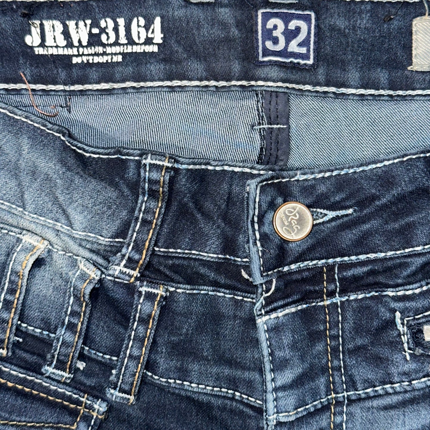 Y2k Rag Biker Jeans