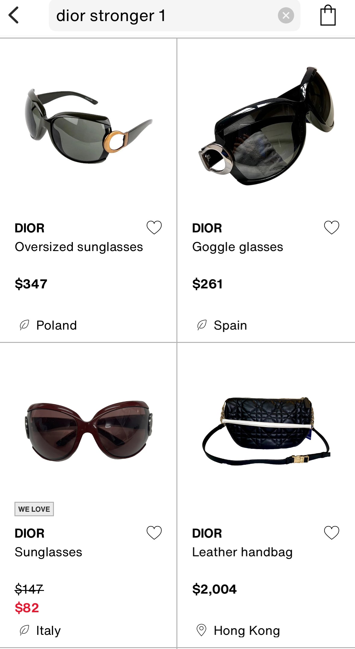 Vintage Christian Dior Stronger 1 wmns sunglasses