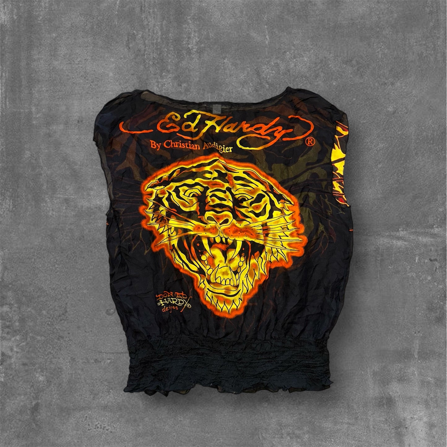 Ed Hardy wmns Sleeveless Silk Blouse