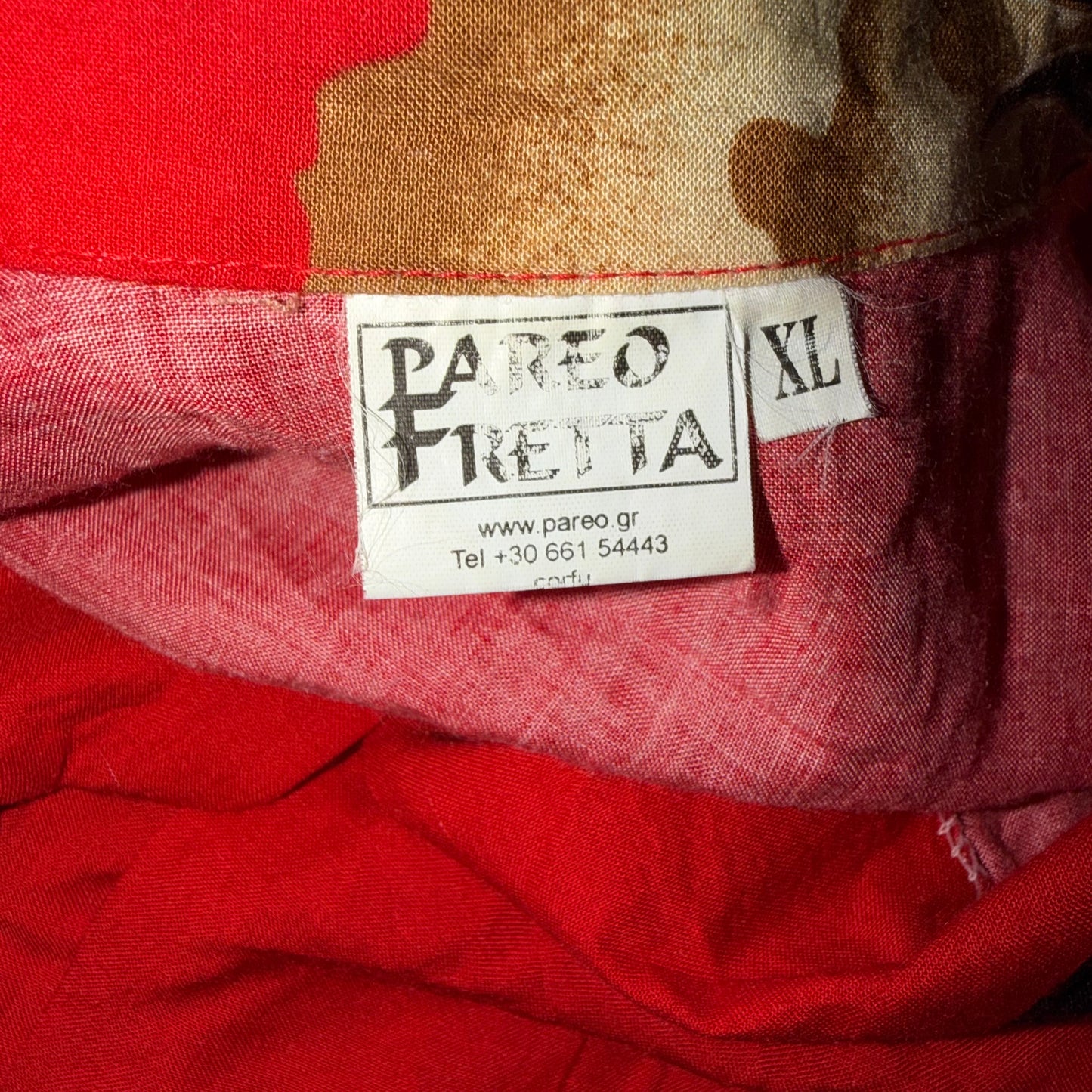 Vintage Japanese Pareo Fretta Shirt